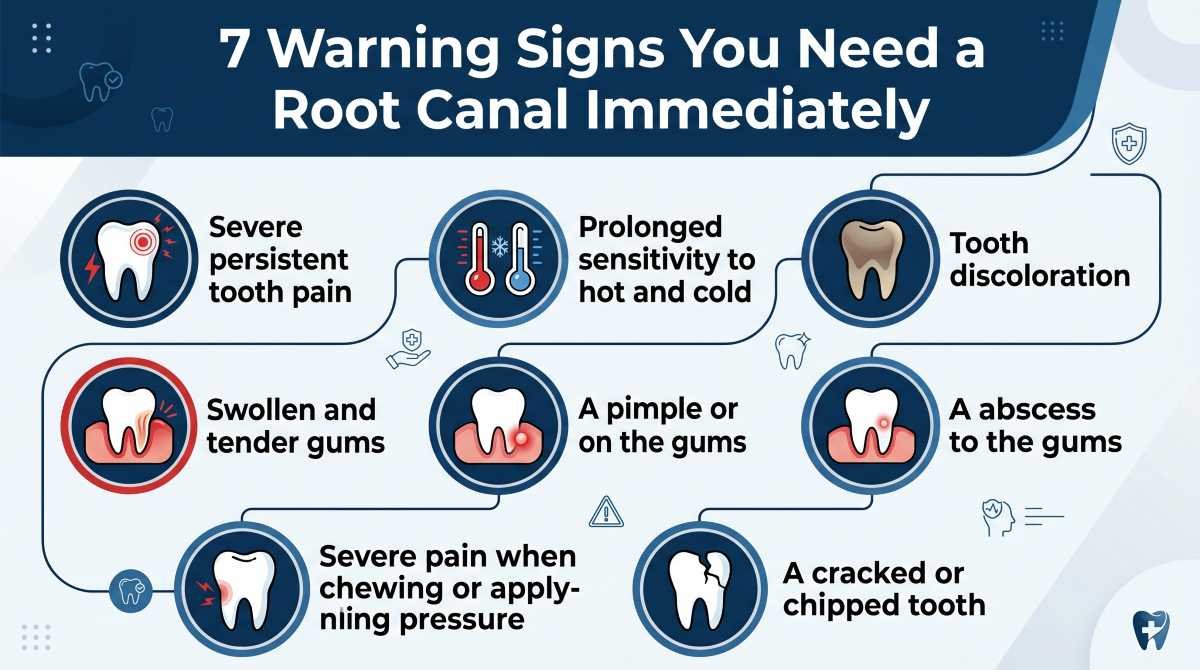 7 Warning Signs You Need a Root Canal Immediately